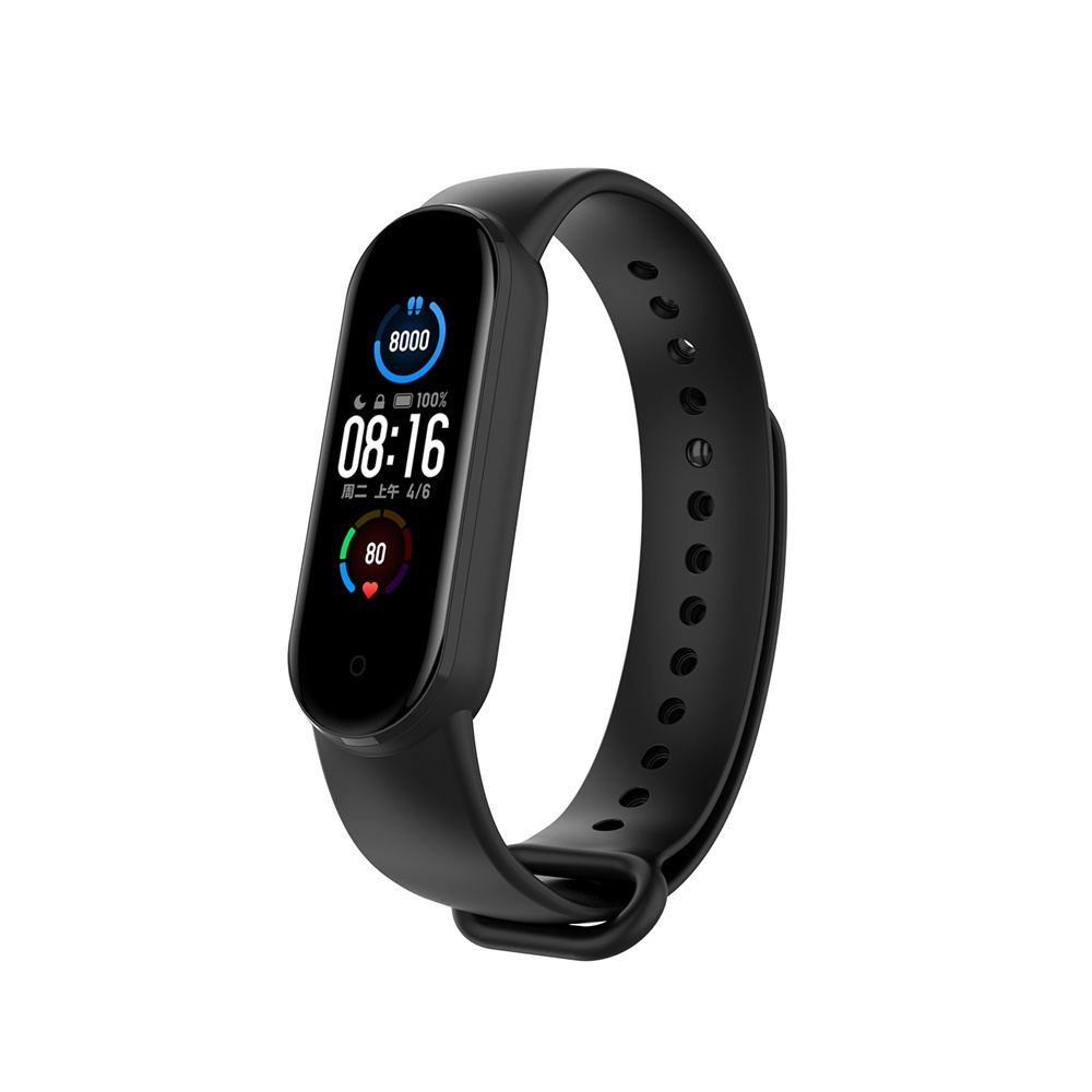 Dây Đeo Silicon Mềm Thay Thế Cho Đồng Hồ Thông Minh Xiaomi Mi Band 5 6
