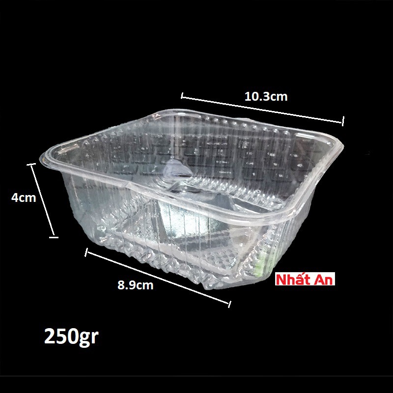 Khay nhựa trong đưng bánh trung thu 250gr