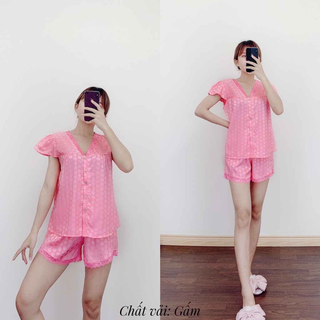 Đồ Ngủ Nữ Pijama Mặc Nhà Đùi Xinh Xắn Lụa Quảng Châu | BigBuy360 - bigbuy360.vn