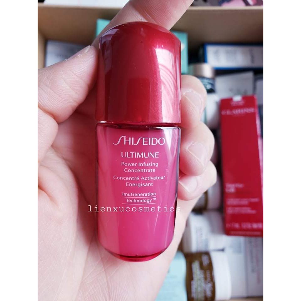 Tinh chất SHISEIDO ULTIMUNE Power Infusing Concentrate tái tạo da travel size 10ml