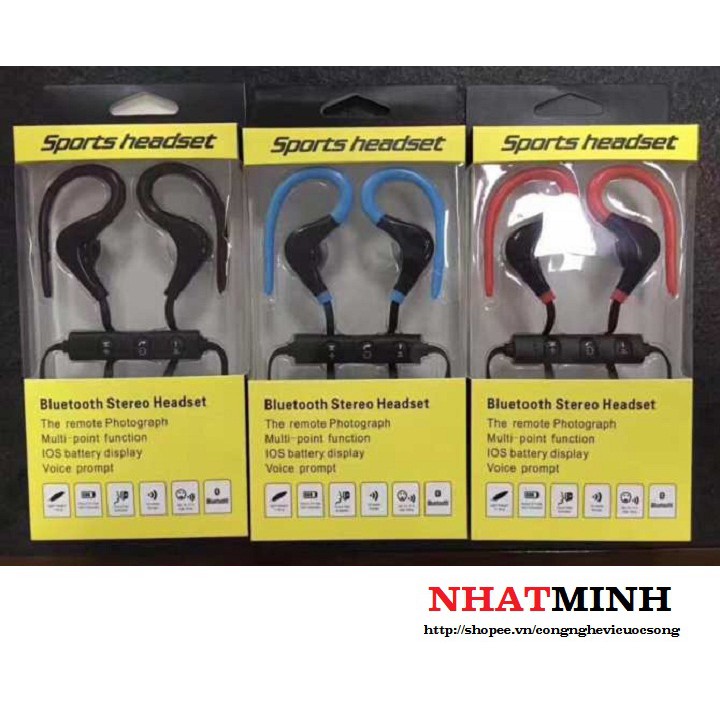 Tai Nghe Bluetooth 2 Bên Móc Tai