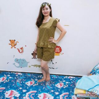 Đồ bộ vải lụa thái hàng nhập Thái Lan BDTL