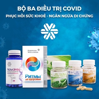 Bộ 3 trà thải độc Renaissance Triple Set – Siberian Wellness – 180 viên