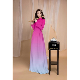 vải áo dài màu ombre