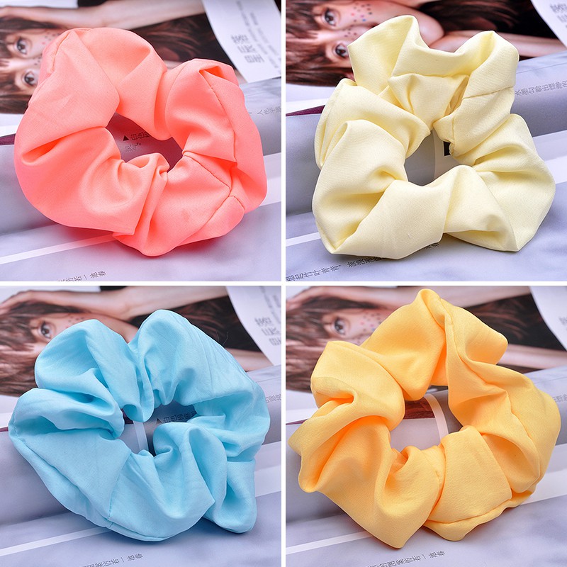 Dây buộc tóc lụa bóng thời trang
