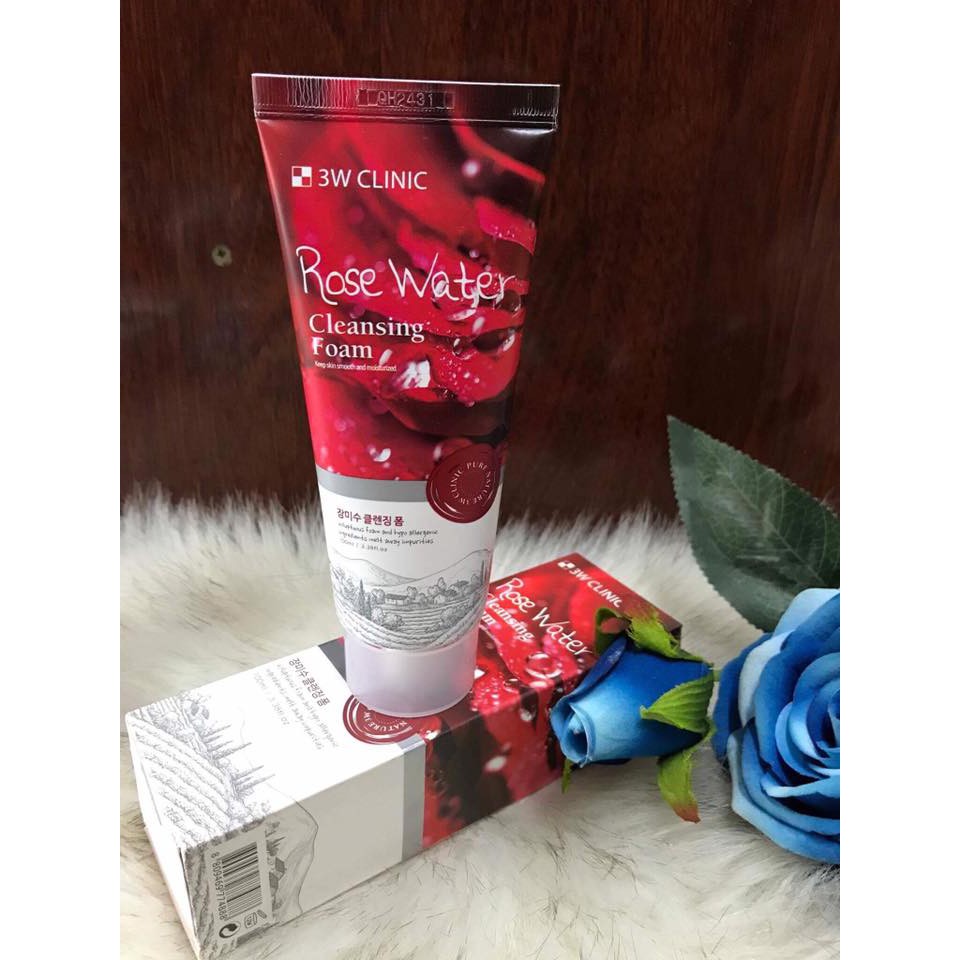 Sữa Rửa Mặt làm sạch và dưỡng da 3w Clinic Foam Cleansing 100ml _ 3W Clinic Chính Hãng | BigBuy360 - bigbuy360.vn