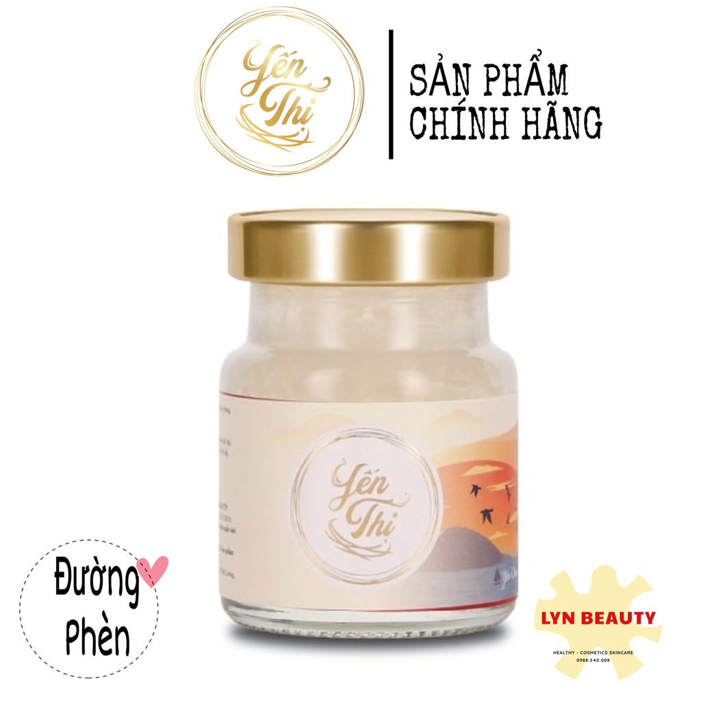 YẾN THỊ- YẾN CHƯNG ĐƯỜNG PHÈN-12gram yến tươi-70ml