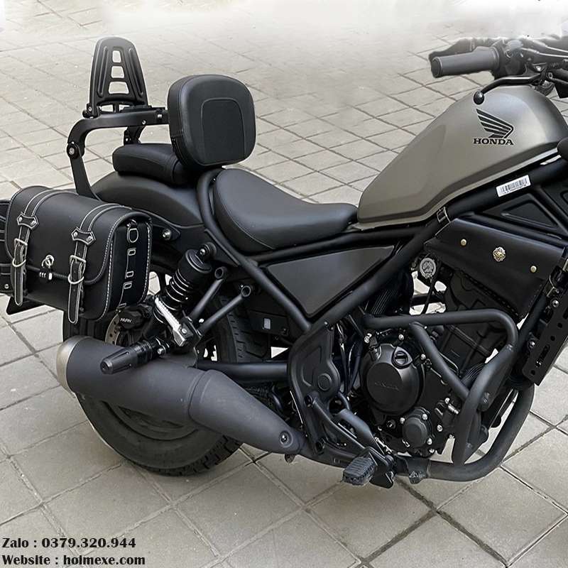 Baga Kèm Tựa Lưng Honda Rebel 300-500 Gập Thái Lan