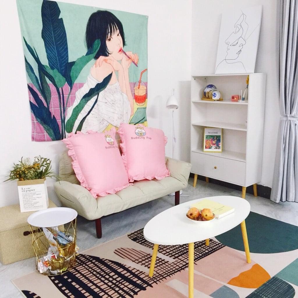 Tranh vải decor cặp đôi HOT - Tranh vải treo tường cặp đôi hạnh phúc