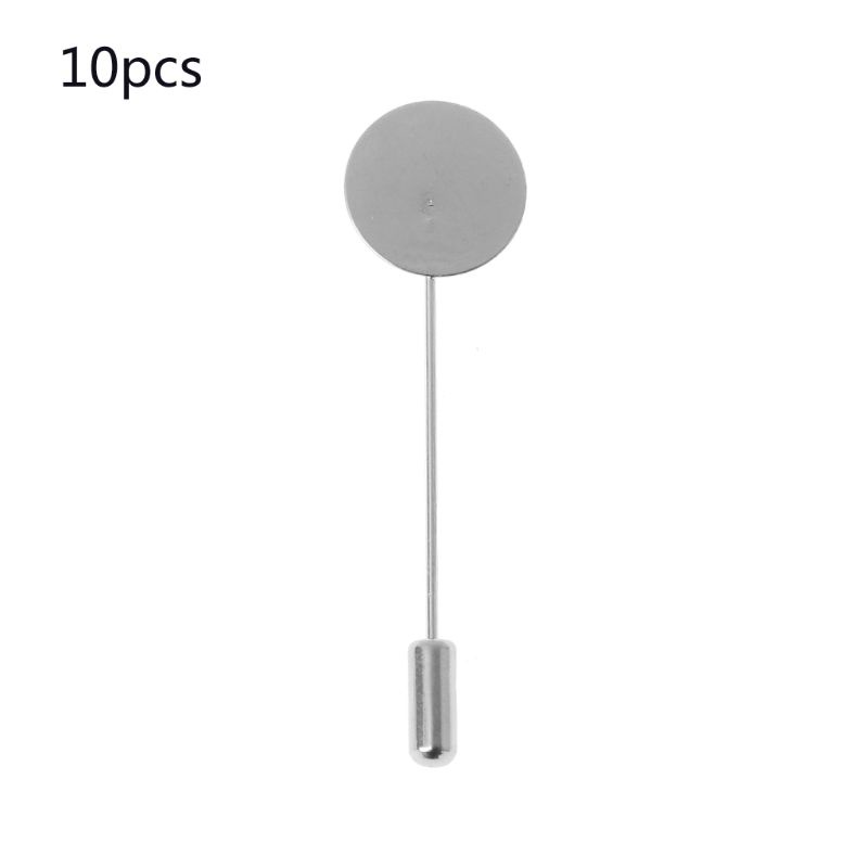 Set 10 Ghim Kẹp Khăn Trùm Đầu Bằng Hợp Kim Màu Trơn An Toàn