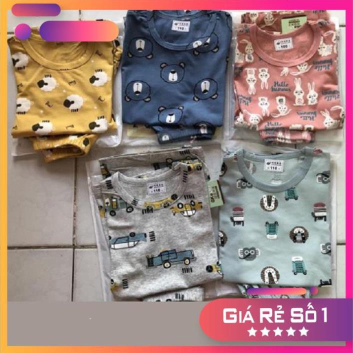 Quần áo trẻ em ⚡️ XẢ KHO ⚡️Bộ cotton mùa hè thấm hút mồ hôi họa tiết xuất hàn cao cấp cho bé từ 8 đến 16 kg