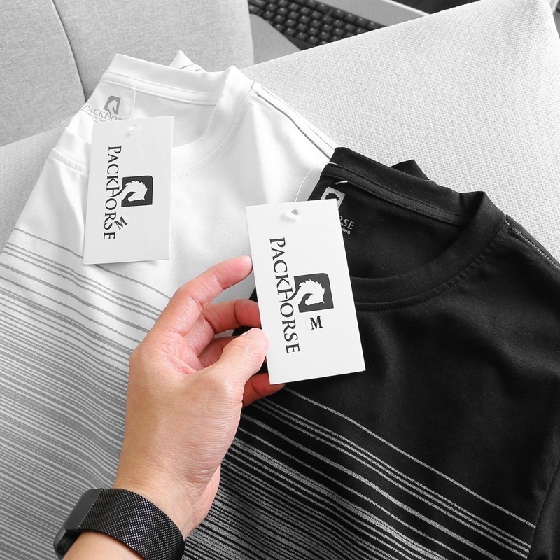 áo thun nam sọc cổ tròn | BigBuy360 - bigbuy360.vn