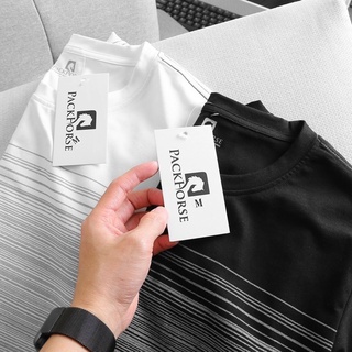 áo thun nam sọc cổ tròn