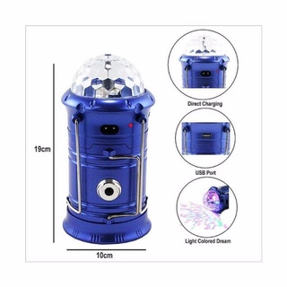 Đèn LED Tích Điện 3 Chế Độ Chiếu Sáng Kiêm Sạc Dự Phòng Cao Cấp