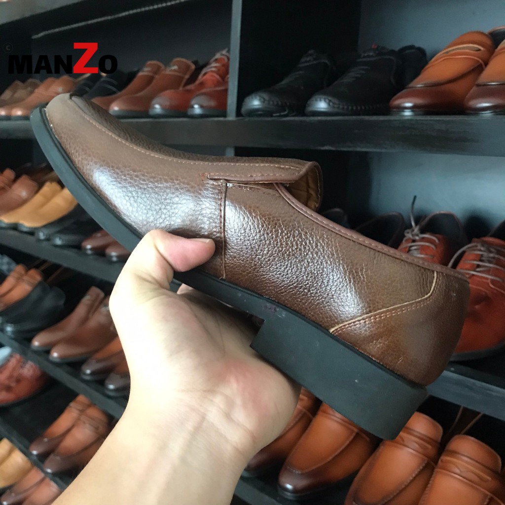 Giày da nam cao cấp dành cho tuổi trung niên - Dùng làm quà tặng cho bố - Bảo hành 12 tháng - TN 102