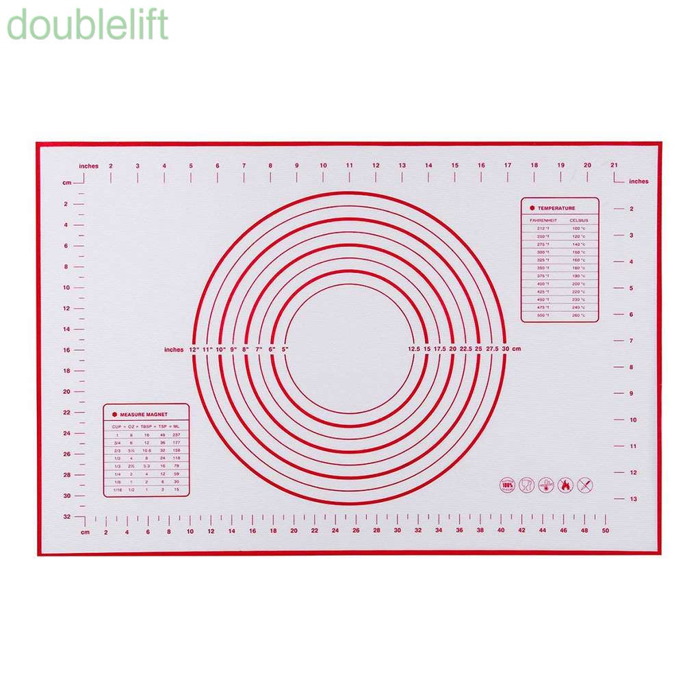 Thảm lót nhào bột làm bánh chống dính làm bằng chất liệu silicon dùng để tự làm bánh trong nhà bếp