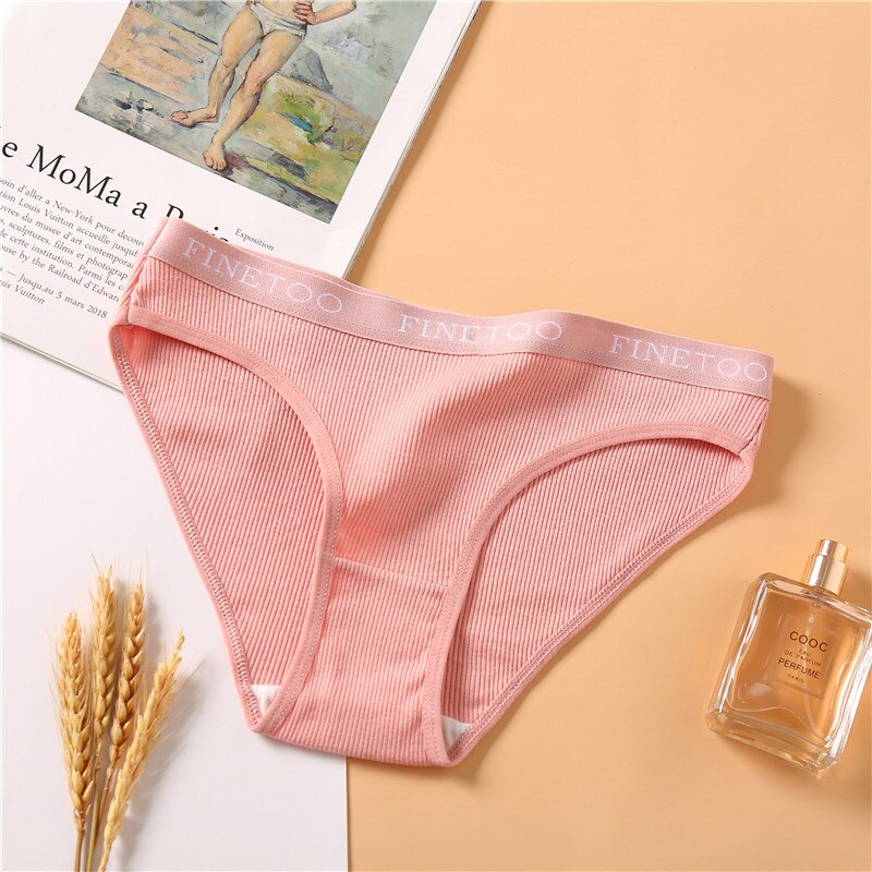 Quần lót cotton CUTEBYTE in chữ thoải mái M-XL 5 màu tự chọn dành cho nữ