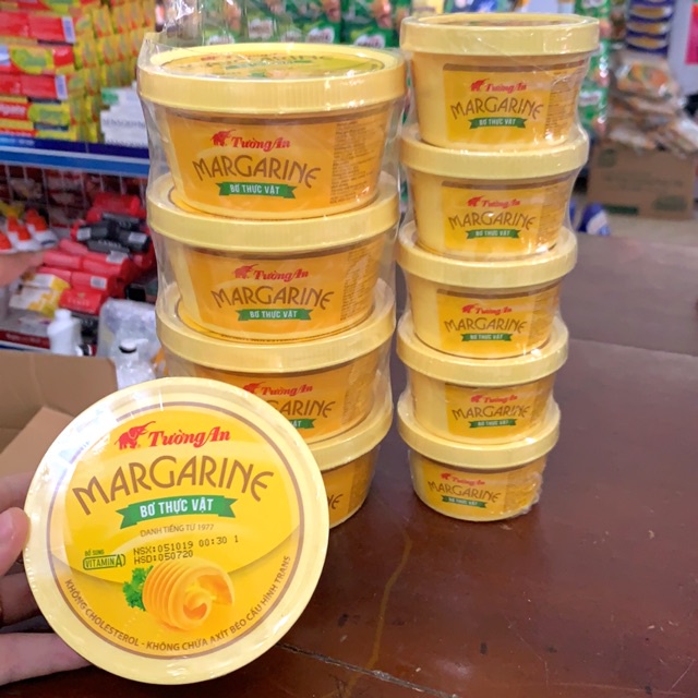 Bơ Thực Vật Margarine Tường An Giàu Omega Và vitamin A, D, E (Hũ 80g)