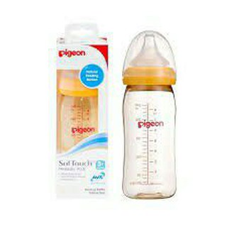 Bình sữa Pigeon SofTouch Peristaltic PLUS cổ rộng 160ml.240ml.