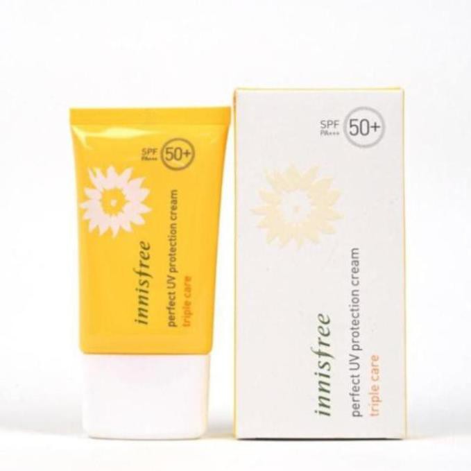 CHÍNH HÃNG Kem Chống Nắng INNISFREE Perfect UV Protection Cream Triple Care