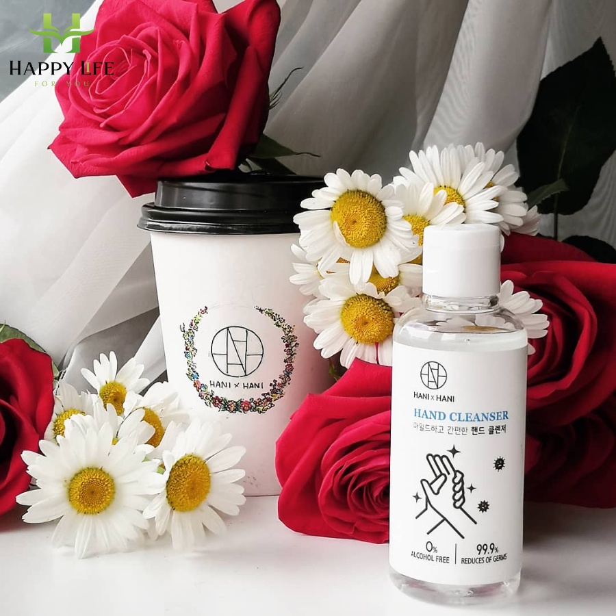 Gel rửa tay khô HANI x HANI 100ml hương mát dịu, nhập khẩu Hàn Quốc, diệt 99,9% vi khuẩn,  Happy Life for Yiou | BigBuy360 - bigbuy360.vn