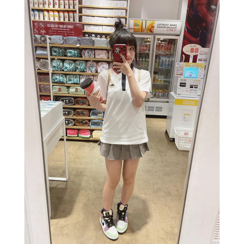 [Mã WASKT410K giảm 10K đơn 50K] ÁO THUN TRẮNG POLO CỔ PHA KẺ ( ảnh thật + video ) | BigBuy360 - bigbuy360.vn