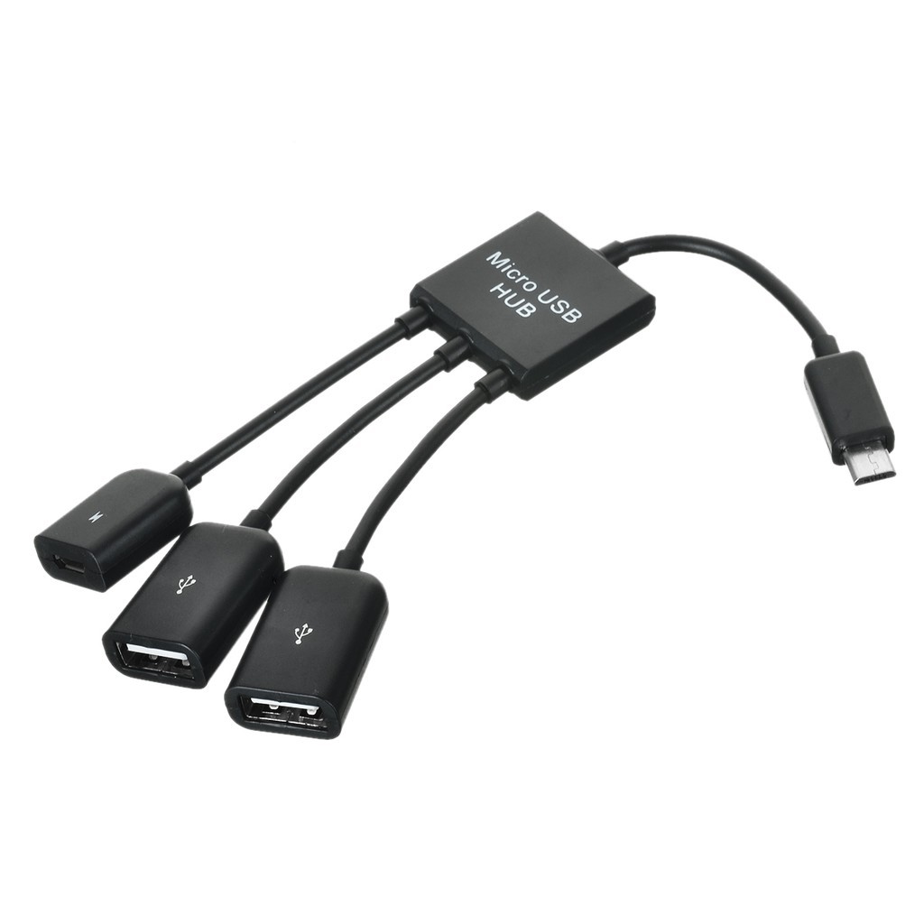 Cáp Chuyển Đổi 1 To-3 Micro Usb Sang Usb Otg