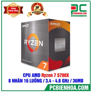 Mua Bộ vi xử lí - CPU AMD RYZEN 7 5700X ( 8 NHÂN 16 LUỒNG / 3.4 - 4.6 GHZ / 36MB ) hàng chính hãng 36T