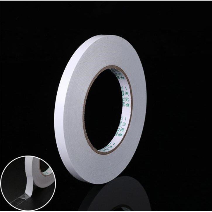 Cuộn Băng Keo Hai Mặt Trong Suốt Dài 8M Chắc Chắn Dùng Trong Văn Phòng