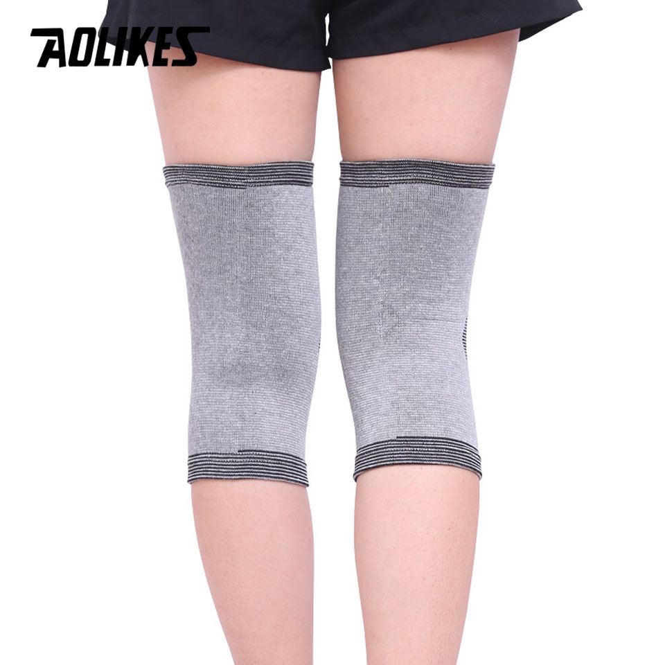 AOLIKES 1 Cặp Đai Quấn Bảo Vệ Đầu Gối / Khuỷu Tay / Mắt Cá Chân Hỗ Trợ Tập Thể Thao