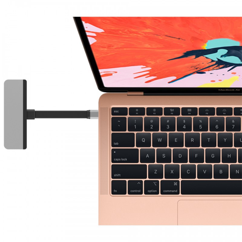 [Mã 154ELSALE2 giảm 7% đơn 300K] Cổng HyperDrive Usb - C for iPad Pro 2018/ Macbook Pro/Air 13