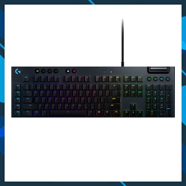 BÀN PHÍM CHƠI GAME CƠ HỌC RGB LIGHTSYNC G813 (G813 LIGHTSYNC RGB MECHANICAL GAMING KEYBOARD).