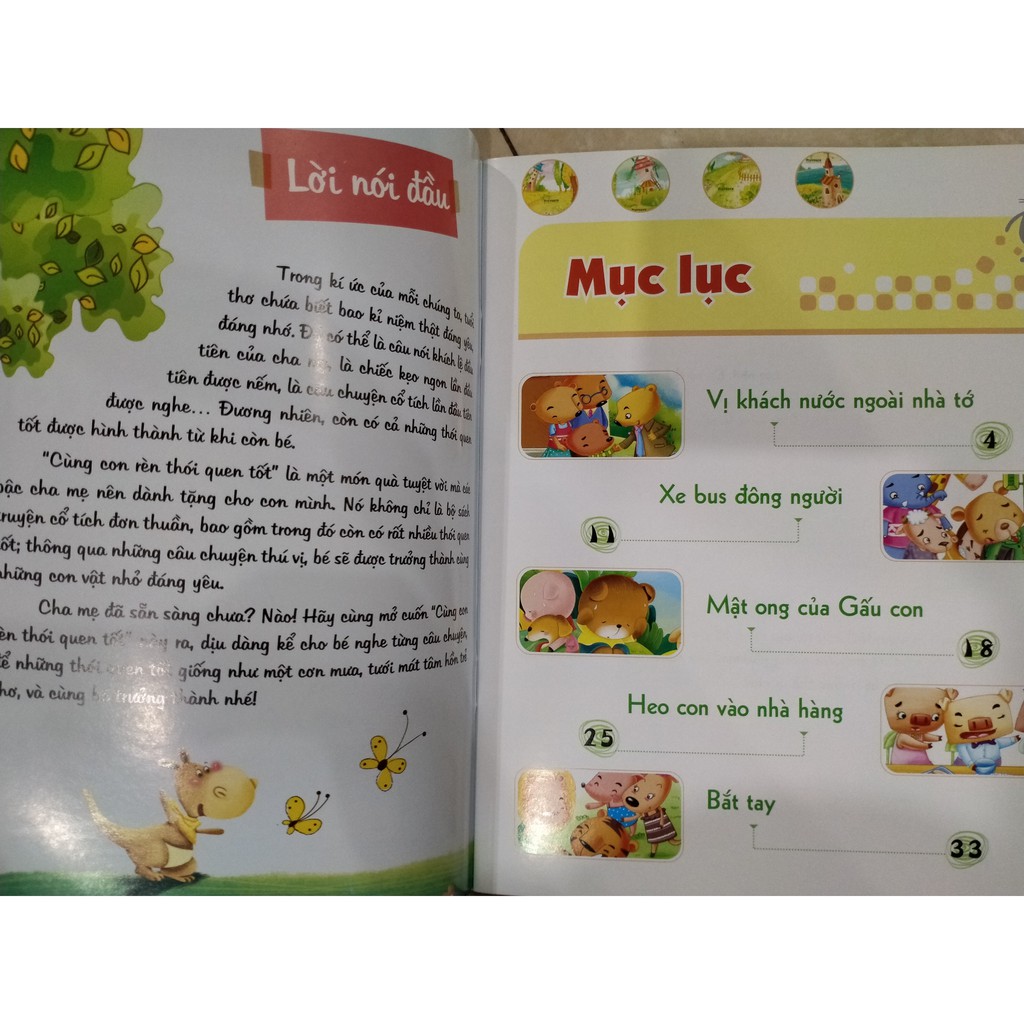 Sách - Cùng con rèn thói quen tốt ( 4 cuốn )