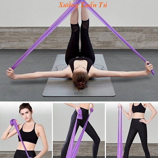 Dây Cao Su Đàn Hồi Kháng Lực Tập Thể Dục Yoga 1,5 Mét Y11