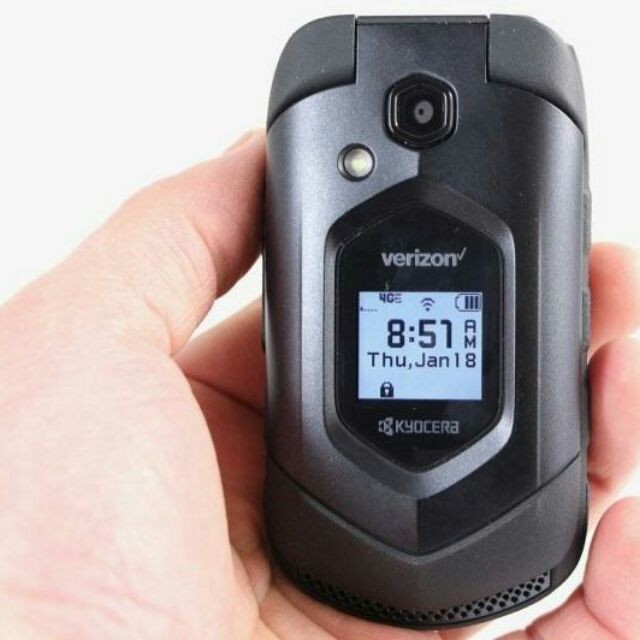 Điện thoại nặp gập Kyocera DuraXV LTE 4610 - Chống va đập, chống nước, Wifi 4G full chức năng để