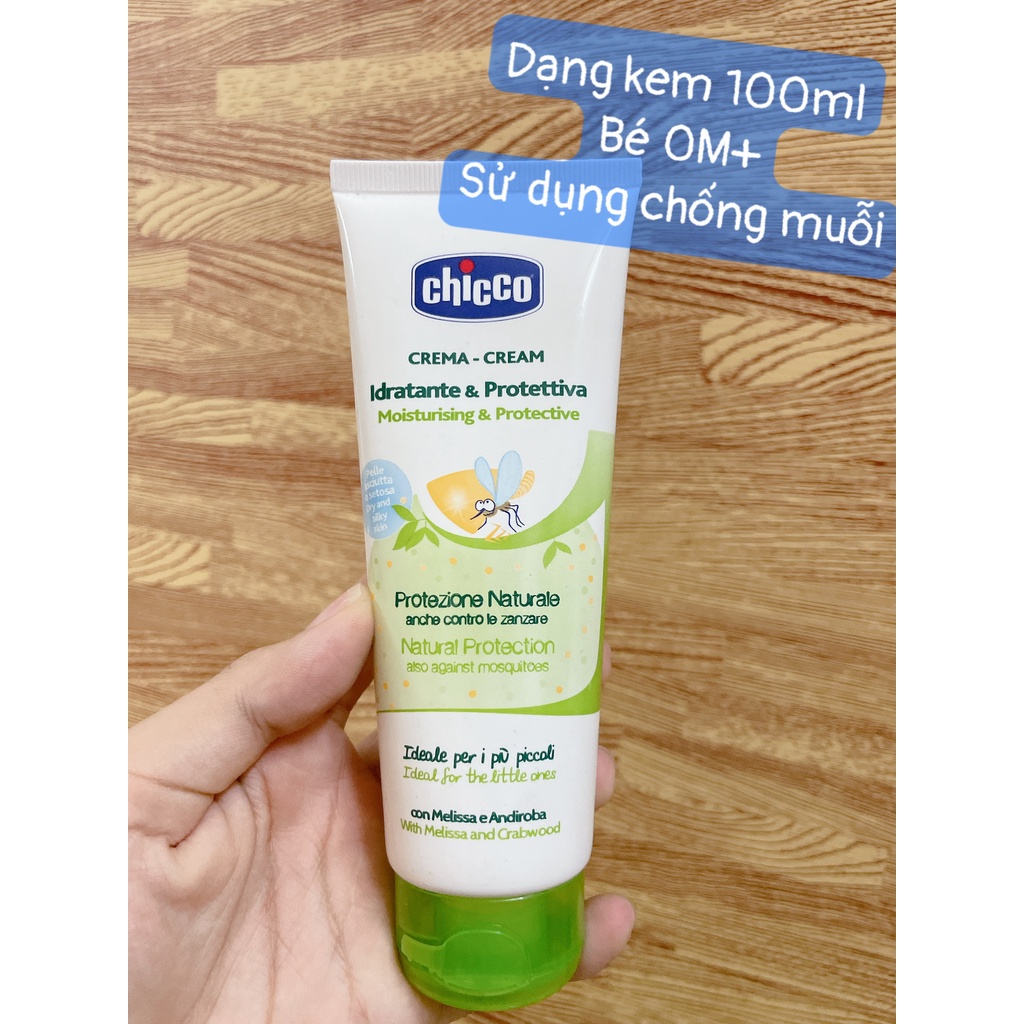 Kem đa năng Chicco và Xịt đa năng Chicco cho bé - chống muỗi và côn trùng đôt