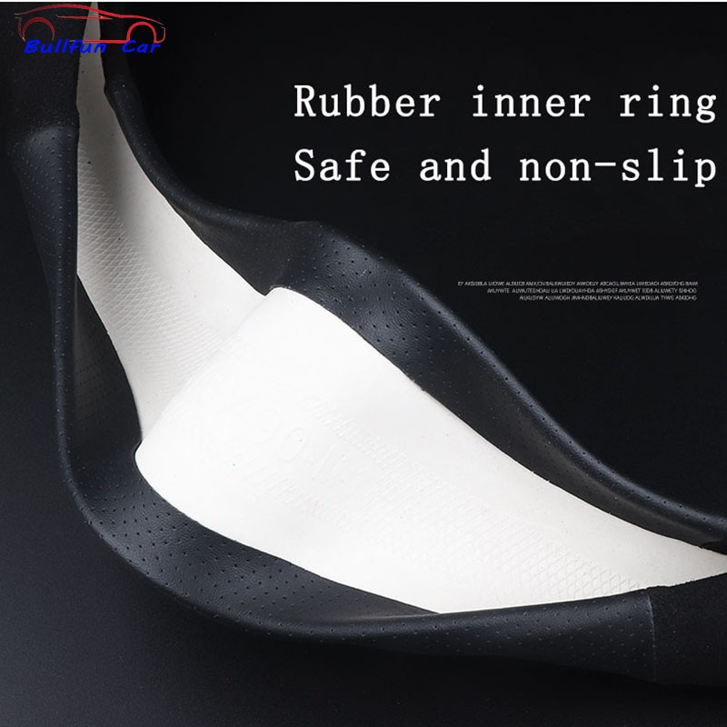 Bọc vô lăng xe hơi Ford Fiesta Focus Mustang Ranger Kuga EcoSport bằng da mỏng chống trượt