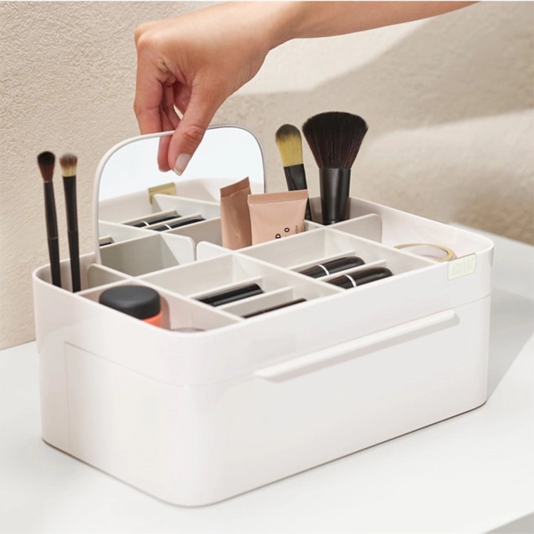 Hộp chữ nhật đựng đồ trang điểm kèm gương Joseph Joseph 75005 Viva, nhập Đức chính hãng