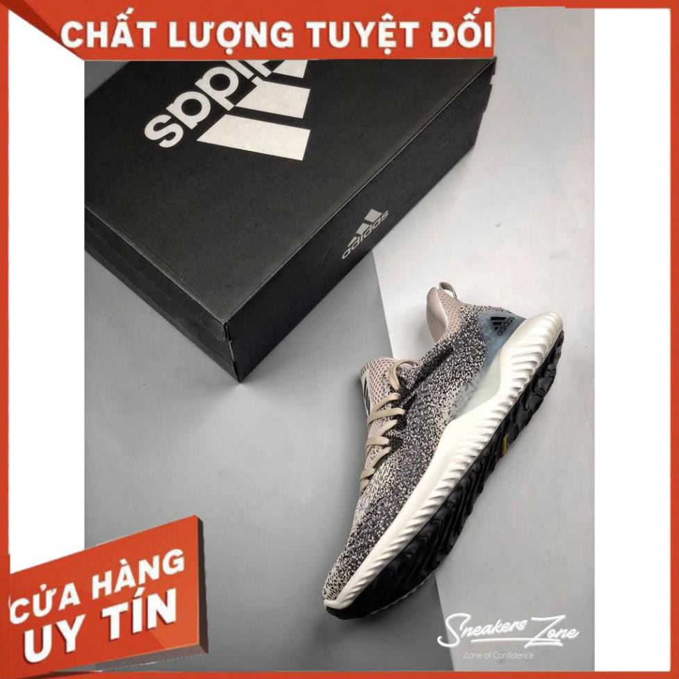 (FREE SHIP + HỘP + QUÀ) Giày thể thao sneaker nam nữ ALPHABOUNCE Beyond 2018 Grey black Xám muối tiêu