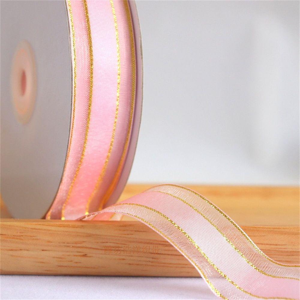 Cuộn Dây Ruy Băng Satin In Hoa Dùng Gói Quà Sinh Nhật