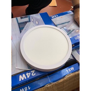 Đèn Led ốp trần nổi vuông, tròn