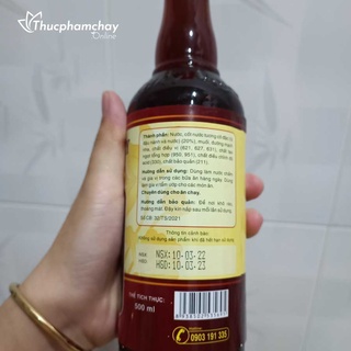 Nước Mắm Chay Việt Chay 500ml
