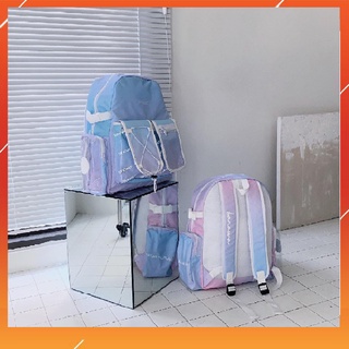 Balo Unisex Banawa V2 Tím Loang Thời Trang Hàn Quốc