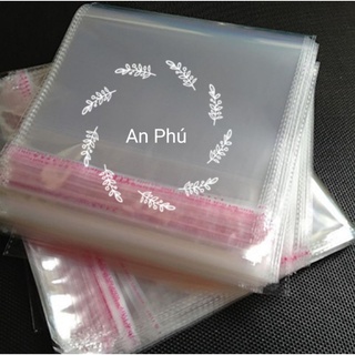 1kg Túi OPP dán miệng dán keo đựng quần áo dày dép