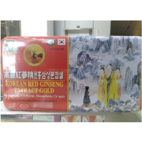 -VIÊN UỐNG HỒNG SÂM KOREA RED GINSENG EXTRACT GOLD