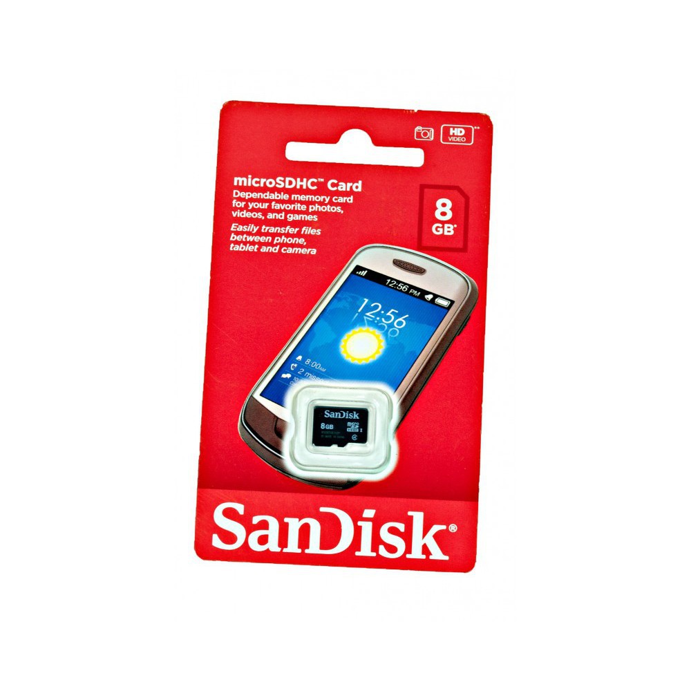 Thẻ Nhớ Sandisk Micro Sd 8gb Class 4 Cl4-5