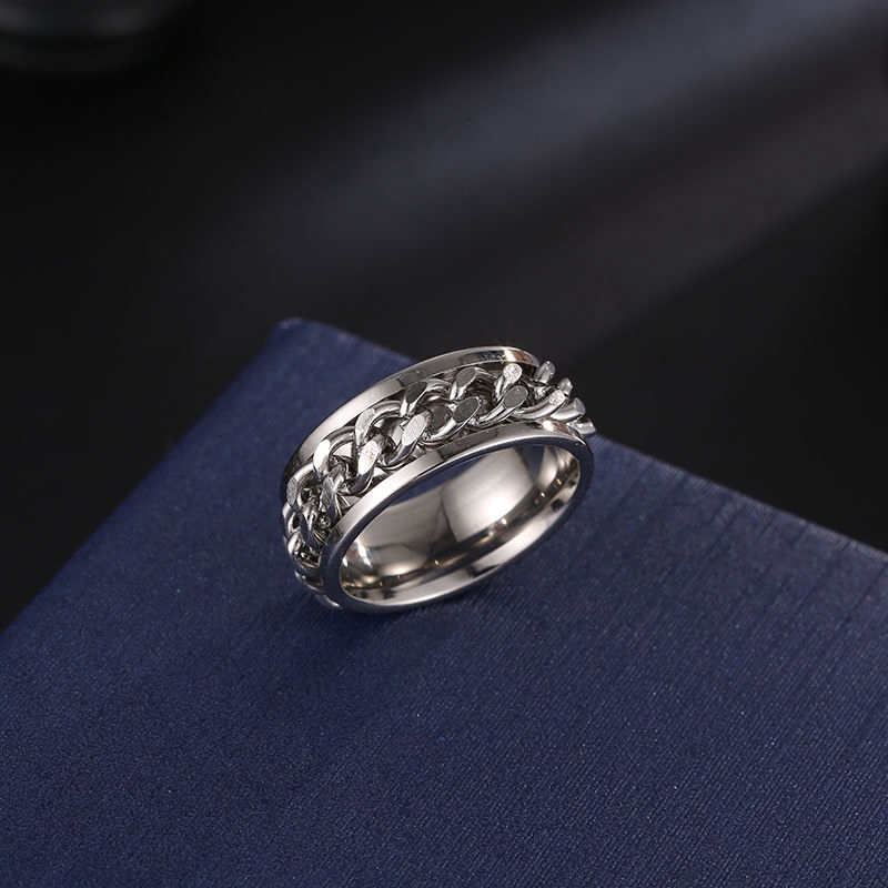 Rotating ring Personality Fashion Wild