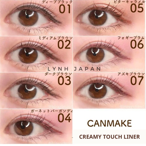 Chì kẻ mắt Canmake Creamy Touch Liner Nhật Bản LYNHJP