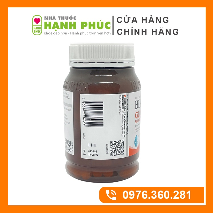 Glucosamine Blackmores 180 viên Mẫu Mới 1500mg - Blackmores Glucosamine Sulfate 1500mg One-A-Day 180 viên