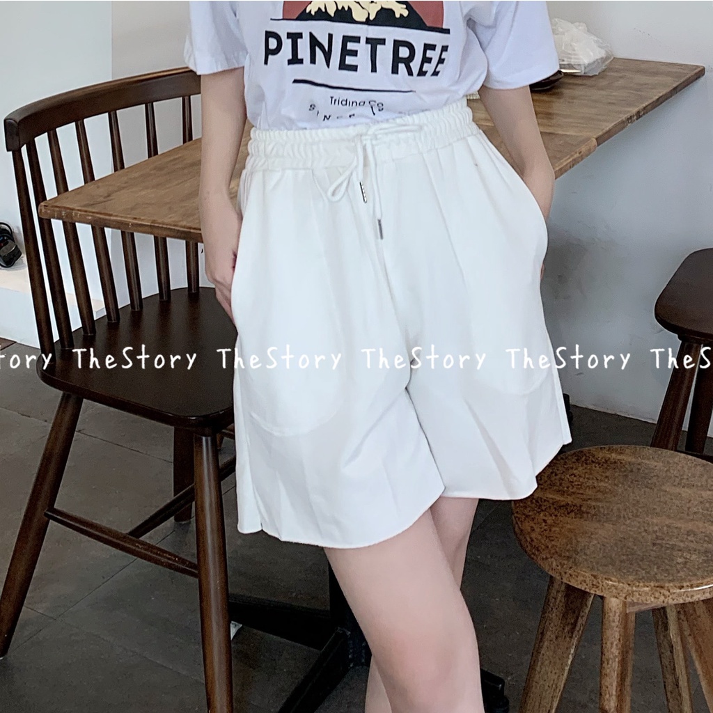 [STR] Quần short thun dây rút bụng Q704